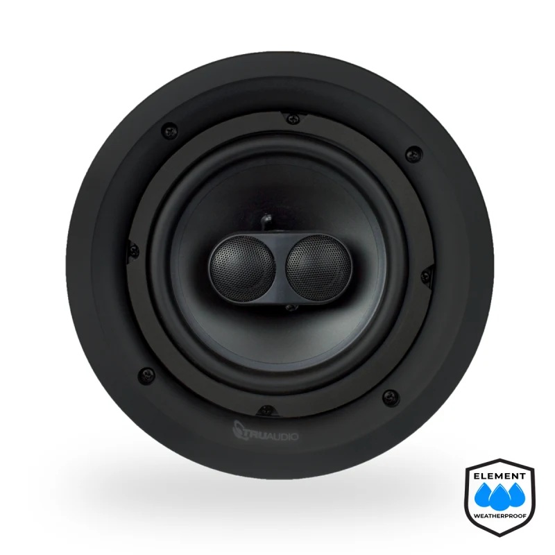 TruAudio PDP-6-ELEMENT 6.5 in. Weatherproof Dual Voice Coil In-Ceiling Speaker (PDP-6-ELEMENT)