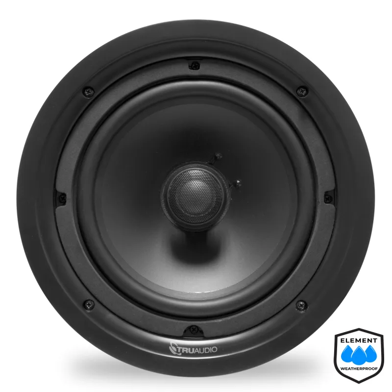 TruAudio PP-8-ELEMENT 8 in. Weatherproof In-Ceiling Speaker (PP-8-ELEMENT)