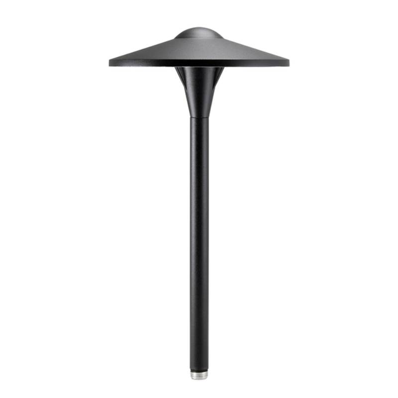 Vista 4708 15" 2.5W 2950K LED Black Aluminum Path Light (PR-4708-B-150-W-G4)