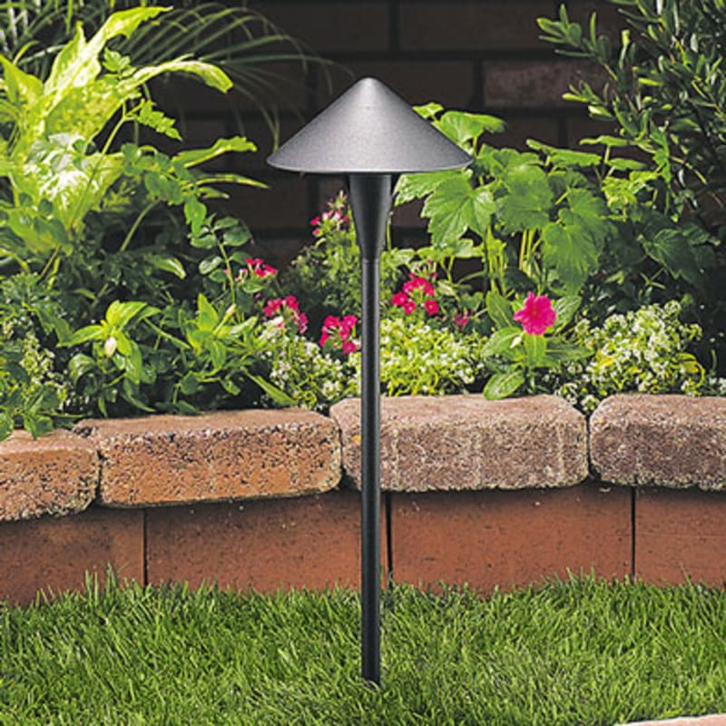Vista Lighting 6500 2.5-watt LED Black Path Light (PR-6500-B-150-W-G4-FR)