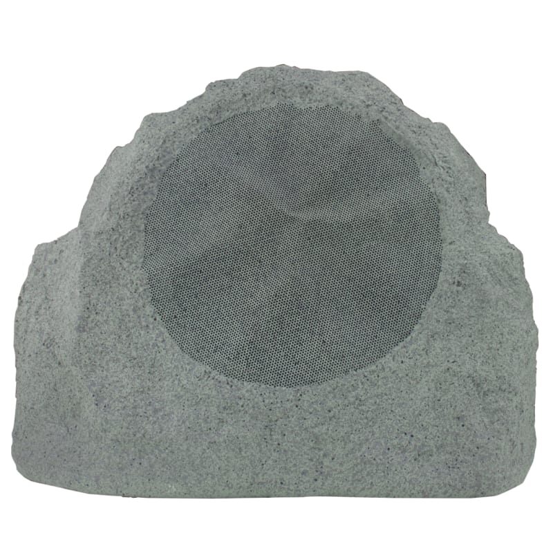 TruAudio RK-8-GY Elements 8 in. Outdoor Rock Speaker, Gray (RK-8-GY)