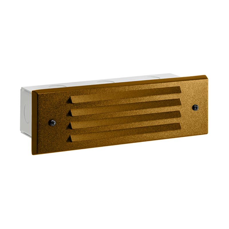 Vista 4246 9″ 1.5W Bronze Aluminum Louver Step Light (SL-4246-Z-150-W-G4)