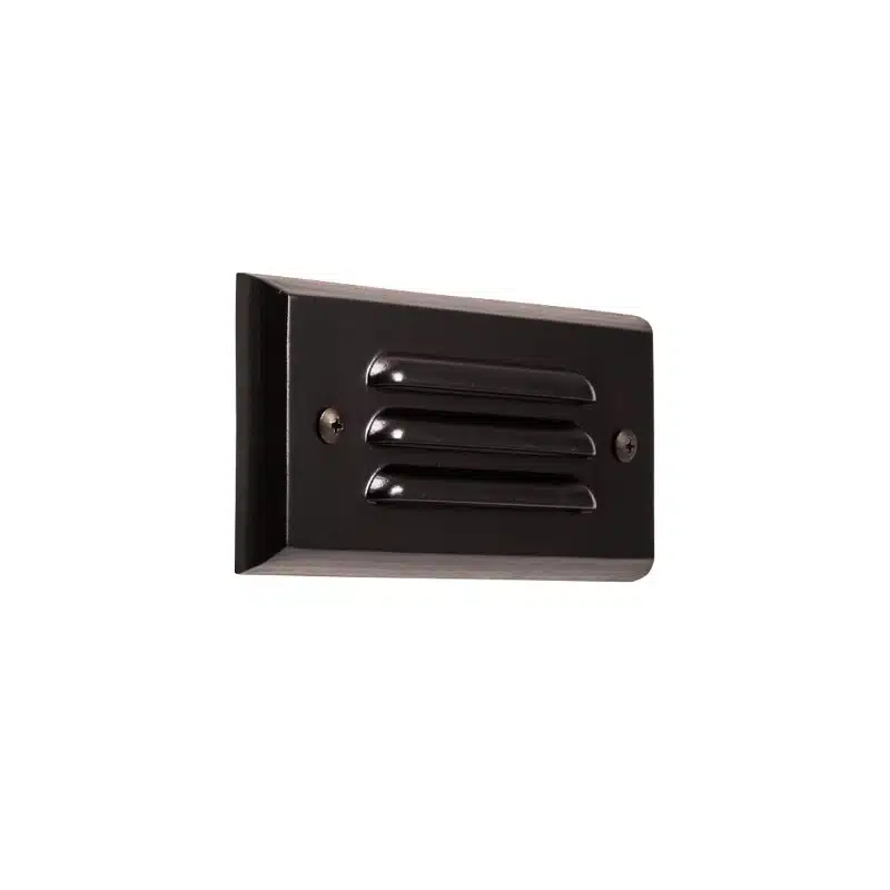 Alliance SL25-bt 6″ Bluetooth Black Brass Louvered Face Step Light, 4.5W Color Changing LED (SL25-bt-BLK)