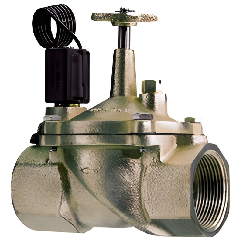 1 1/2 in. In-Line Brass Electric Valve with AC Solenoid (VB-15)