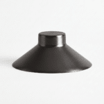 Alliance AL150 Area Light Hat Assembly, Aged Black Brass 6.25" (AL150-BLK)