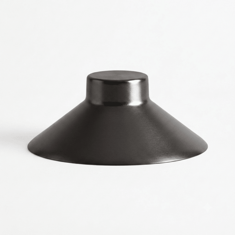 Alliance AL150 Area Light Hat Assembly, Aged Black Brass 6.25" (AL150-BLK)