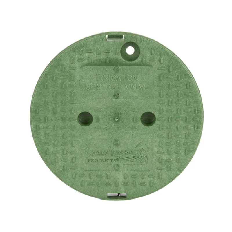 NDS Standard Round Valve Box Cover 10″ HDPE Green (111C)