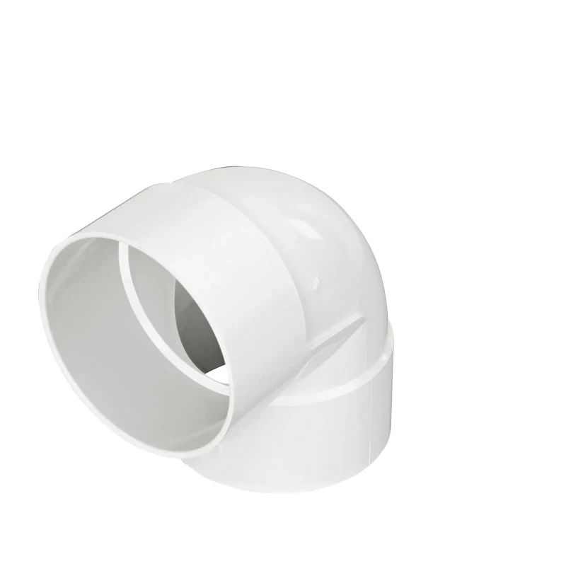 NDS PVC S&D 90 degree Elbow, 6 in. Hub X Hub (6P02)