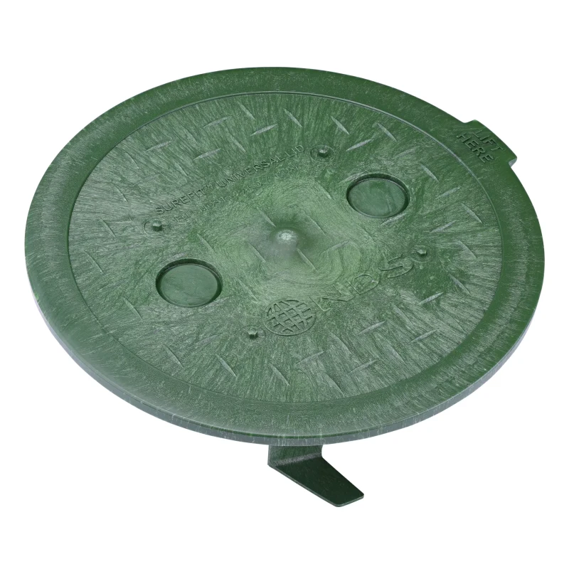 NDS SureFit Round Valve Box Cover for 6″ and 7″ Boxes, Green (6RND-UC)