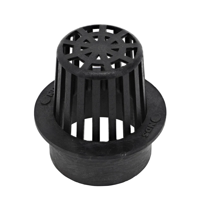 NDS 3 in. Round Atrium Grate, Black (74)