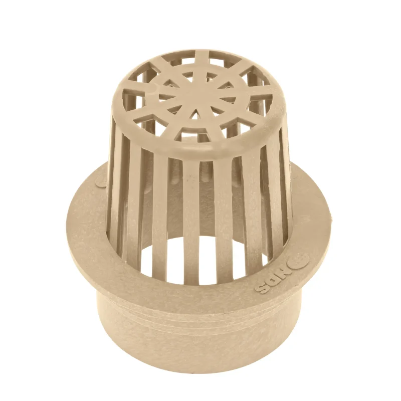 NDS 3 in. Round Atrium Grate, Sand (74S)