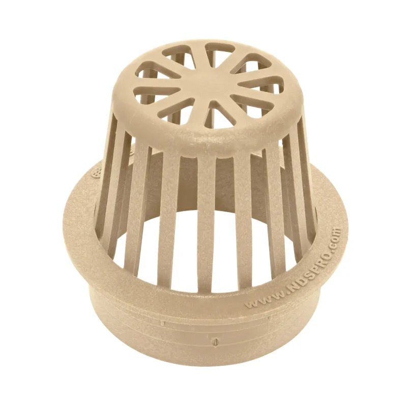 NDS 4 in. Round Atrium Grate, Sand (78S)