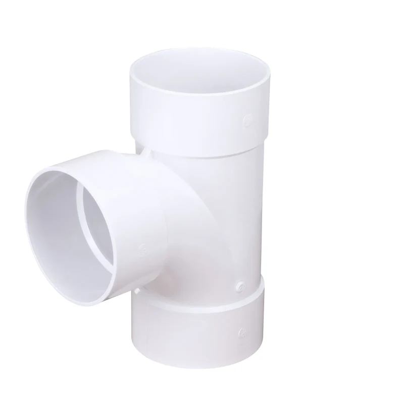 NDS PVC S&D Sanitary Tee, 8 in. Hub X Hub X Hub (8P09)