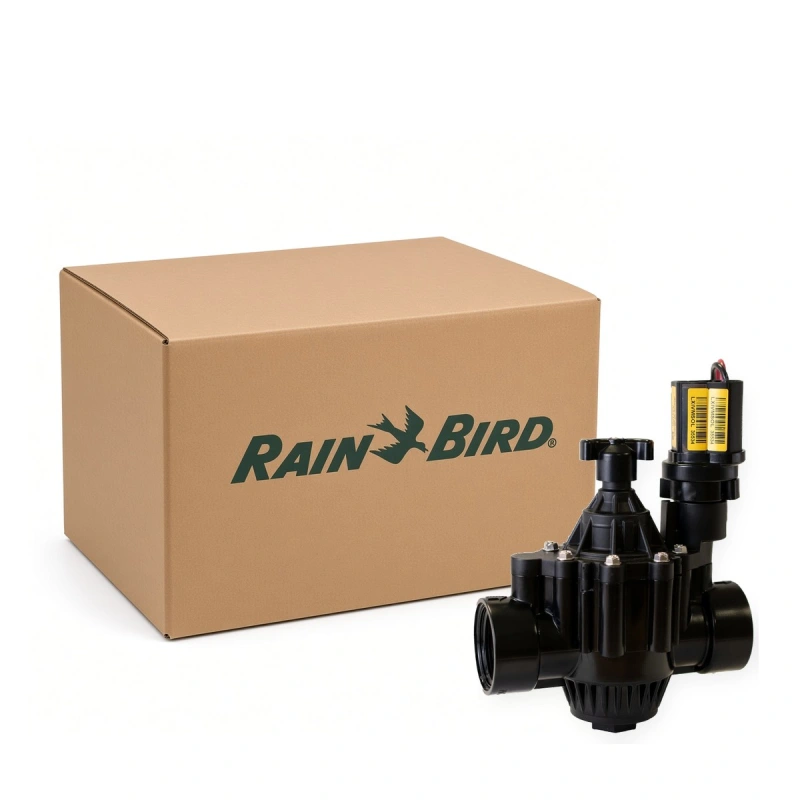 Rain Bird 150-PGA-IVM 1-1/2 in. PGA globe/angle valve with flow control and a preinstalled IVM-SOL, Case of 8 (B30410IVM-CASE)