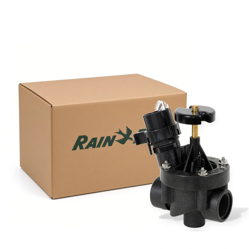 Rain Bird 100-PEB 1 in. PEB inline valve with flow control, Case of 10 (B34183-CASE)