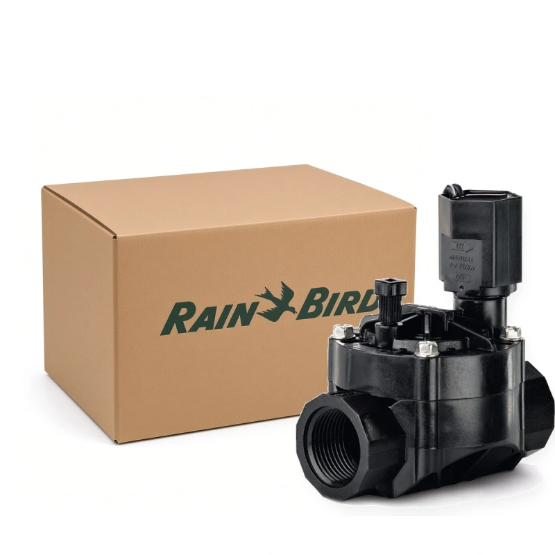 Rain Bird 100-HV-NPT 1 in. HV inline valve with flow control and female NPT ports, Case of 20 (H00000-CASE)