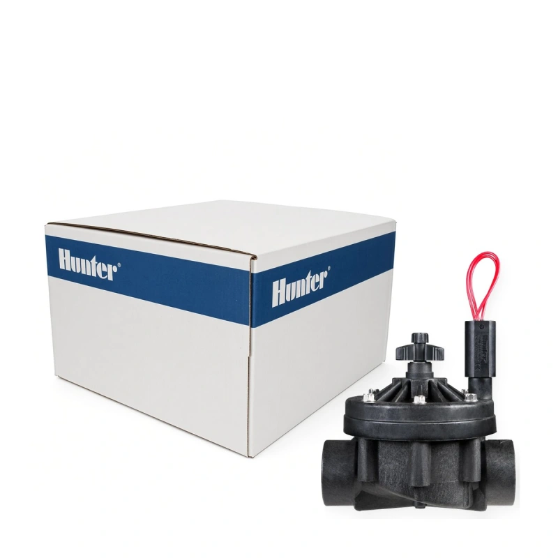 Hunter ICV-151G-FS-R 1-1/2 in. glass-filled nylon reclaimed globe valve with flow control, Filter Sentry, and purple reclaimed identification, Case of 8 (ICV151GFSR-CASE)