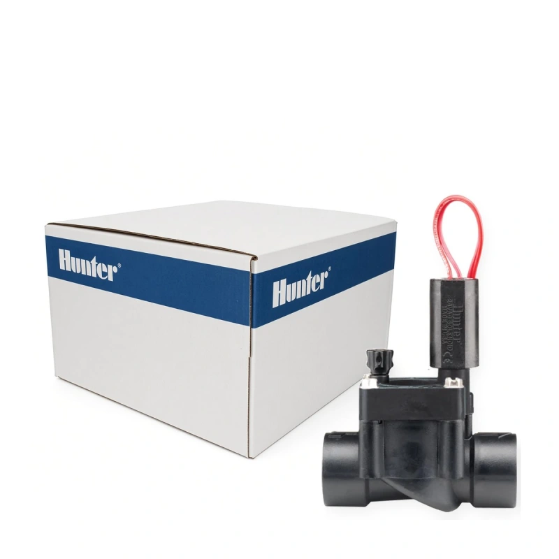 Hunter PGV-100-G-DC 1 in. female NPT globe valve without flow control and with a DC-latching solenoid, Case of 20 (PGV100GDC-CASE)