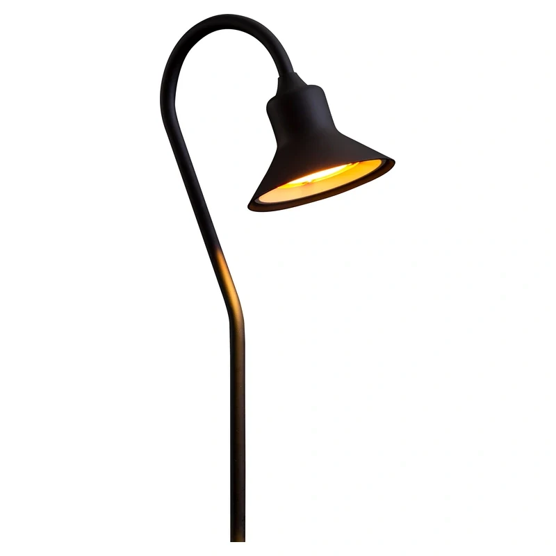 FX Luminaire TD Luxor ZDC Flat Black 18″ Path Light (TD-ZDC-FB)